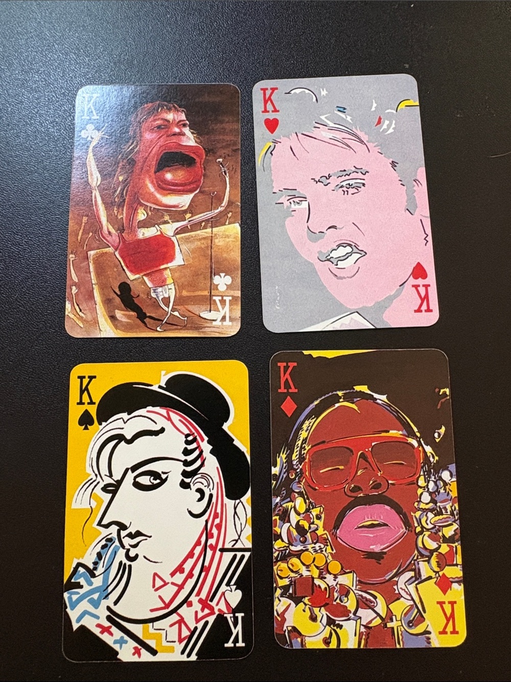 Artist Graphic Playing Cards Set - Multicolor Kings - Unbranded